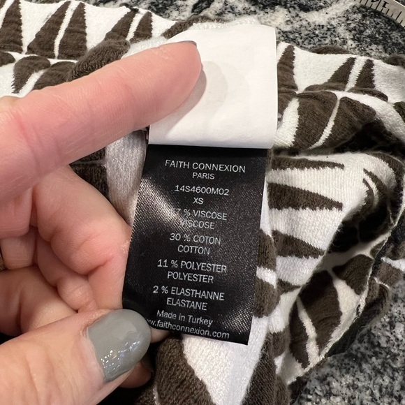 Faith Cnnexion Paris Textured Drop Waist Thick Stretchy Sleeveless Dress - Picture 12 of 13